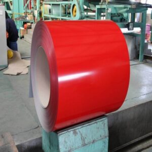 Bobina galvanizada con color rojo bobina PPGI - SegSteel Perú