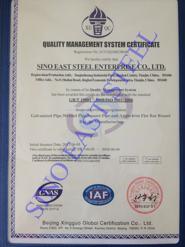 Certificado ISO 9001